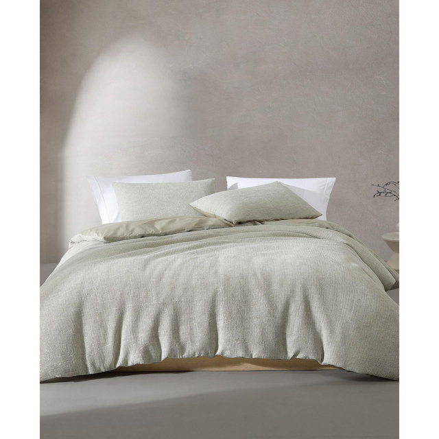 CLOSEOUT! Calvin Klein Microwaffle Melange 3-Pc. Comforter Set, King