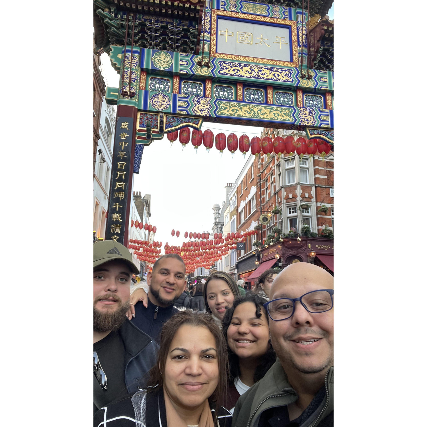 Heading for dinner in London’s Chinatown