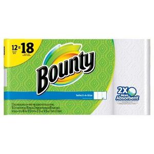 Bounty Select-A-Size White Paper Towels 12 Giant Rolls