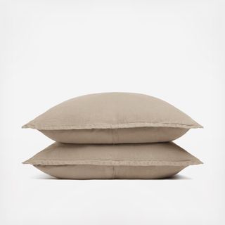 European Flax Linen Sham, Set of 2