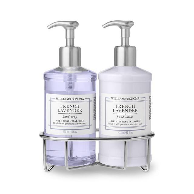 Williams Sonoma French Lavender Hand Soap & Lotion, Deluxe 5-Piece Set
