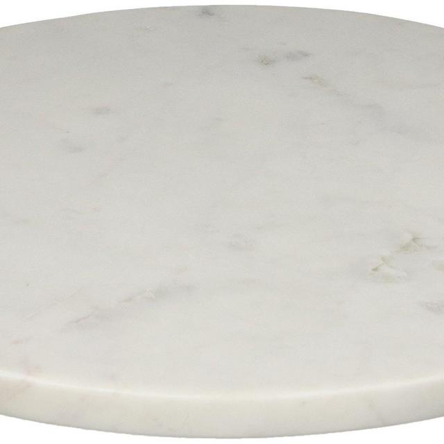 Creative Co-op Marble Cheese/Cutting Board, Large, White