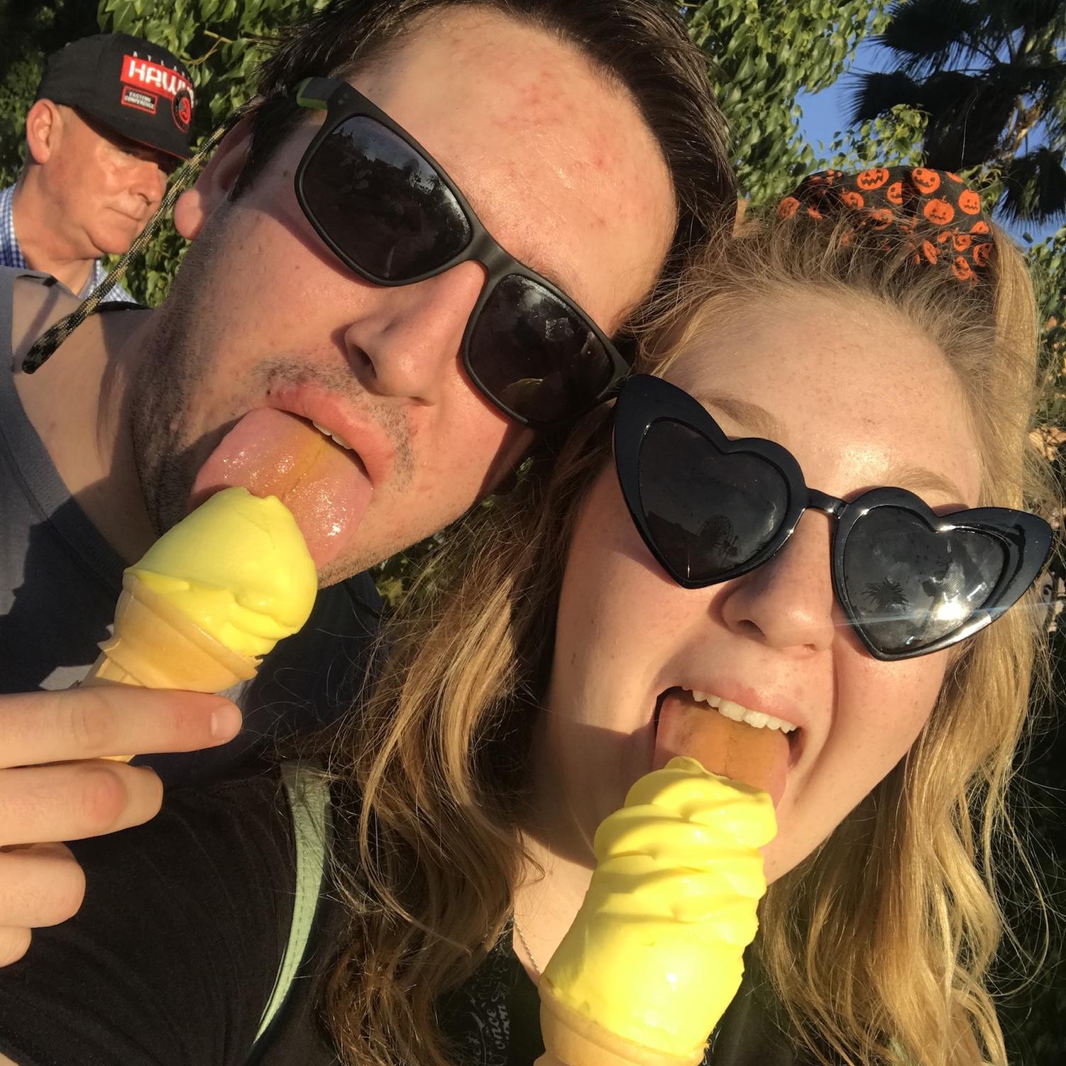 Brad & Amber Dawn in Disneyland, 2019