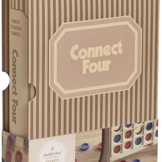 WS Game Company Hearth & Hand Connect Four Bookshelf Edition