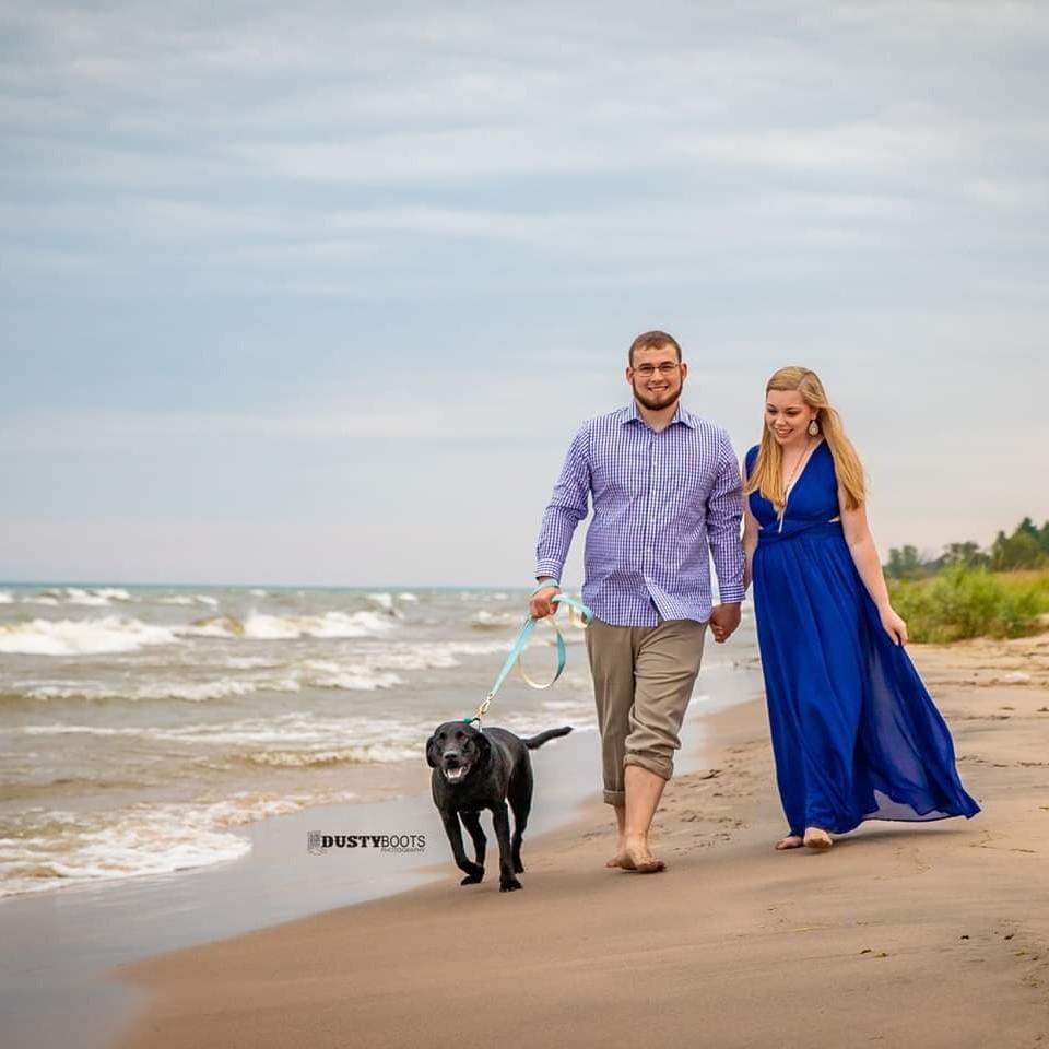 Taylor and Nathan engagement photos. September 9, 2019
