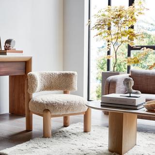 Harper Shearling Accent Chair