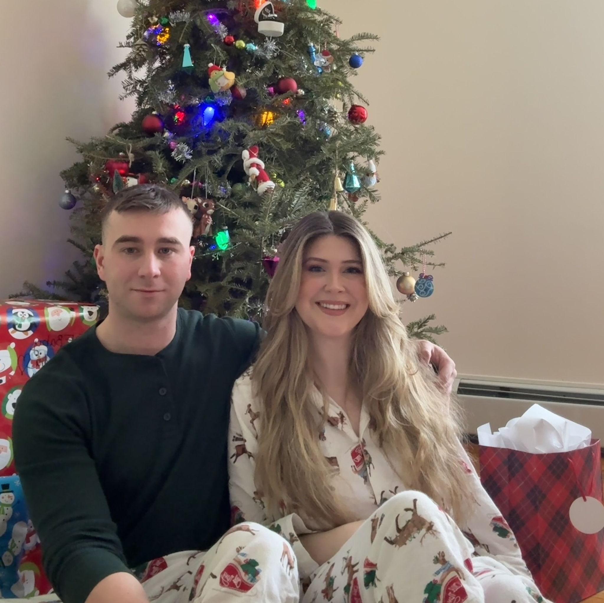 Our first Christmas in our Long Beach apartment.