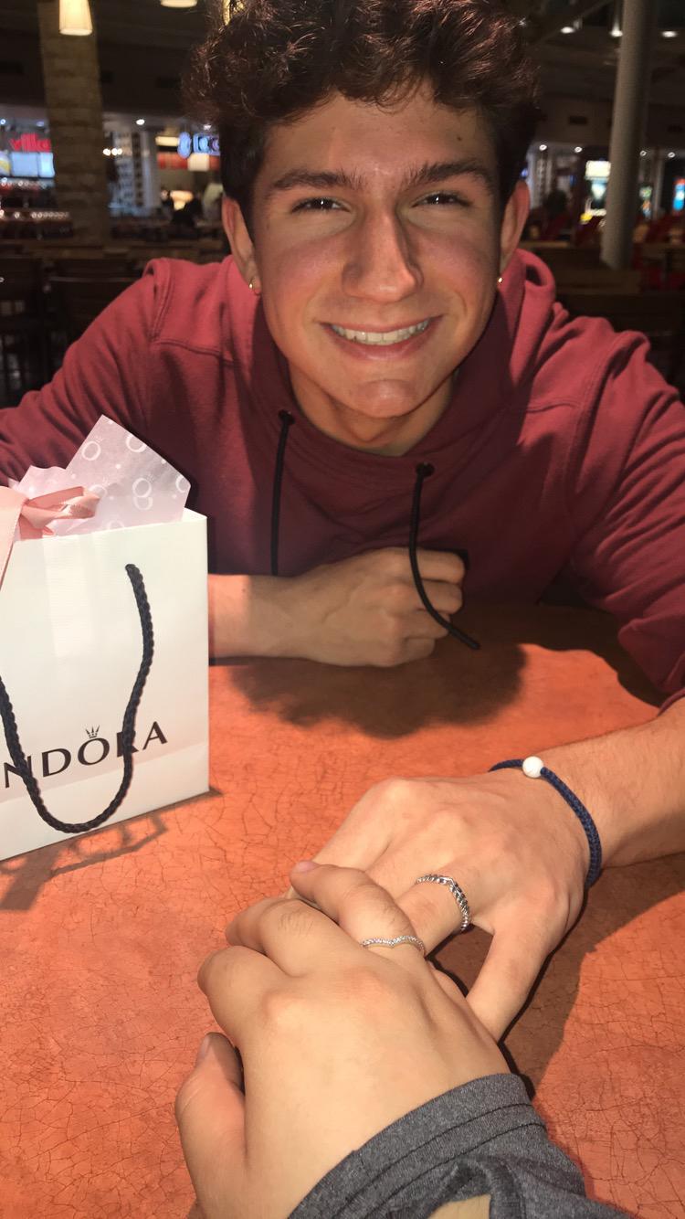 2 year anniversary, and we got promise rings!! (We’ve been known) (Mar 2019)