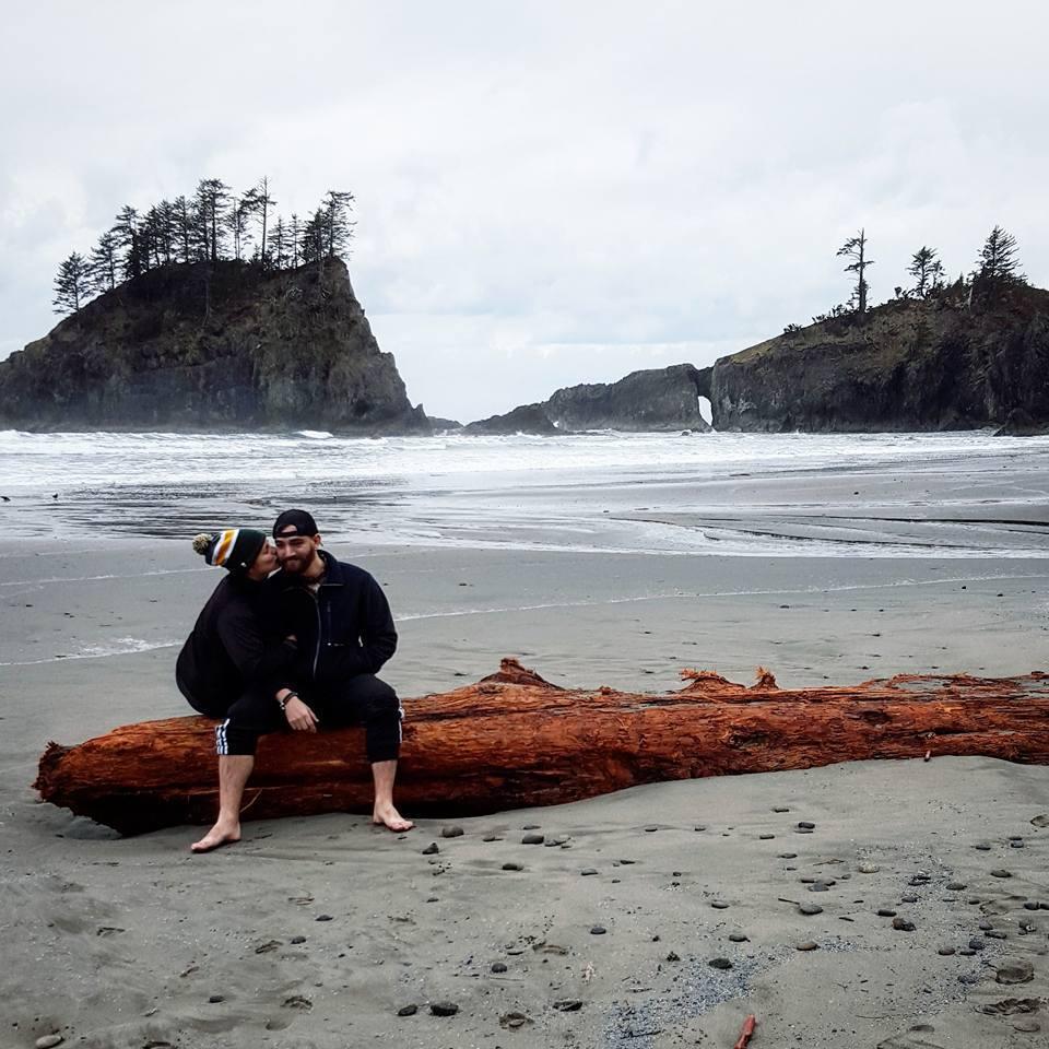 Charles always makes my work trips more fun!  Rather than staying in a hotel the whole time we were in Seattle, we headed out to La Push and the Quileute Res.