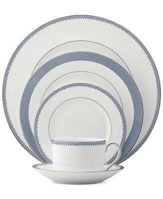 Grosgrain Indigo 5-Pc. Place Setting