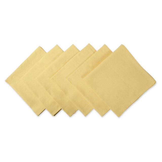 Design Imports Basics Napkins in Yellow (Set of 6)