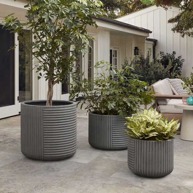 Cecilia Ficonstone Indoor/Outdoor Planters