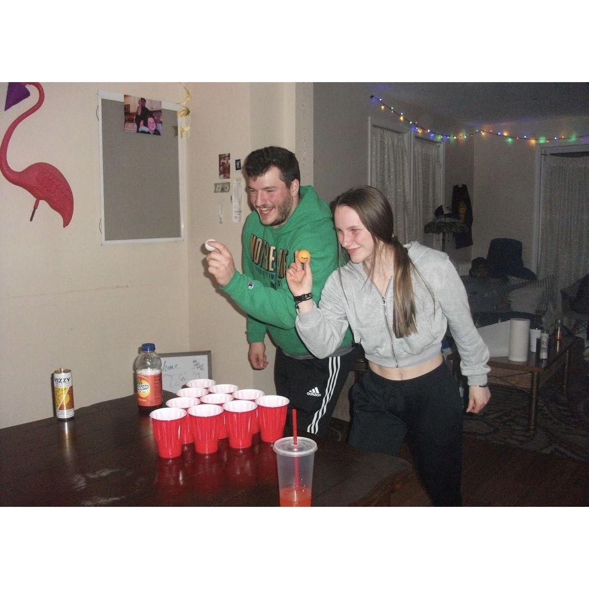 We always ran the pong table! (ok so Cody may have carried but we still won)