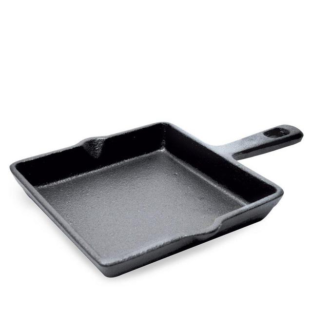 Ecolution EOBK-3215 Cast Iron Mini Square Griddle Pan, 6-Inch