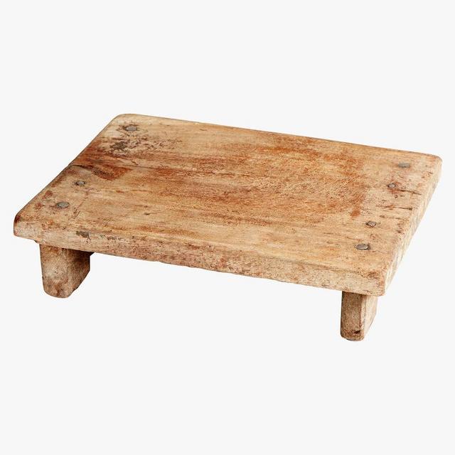 Found Wooden Tray, 13.5"L x 7.5"W