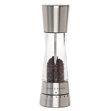 Cole & Mason H59401G Derwent Pepper Mill, Stainless Steel