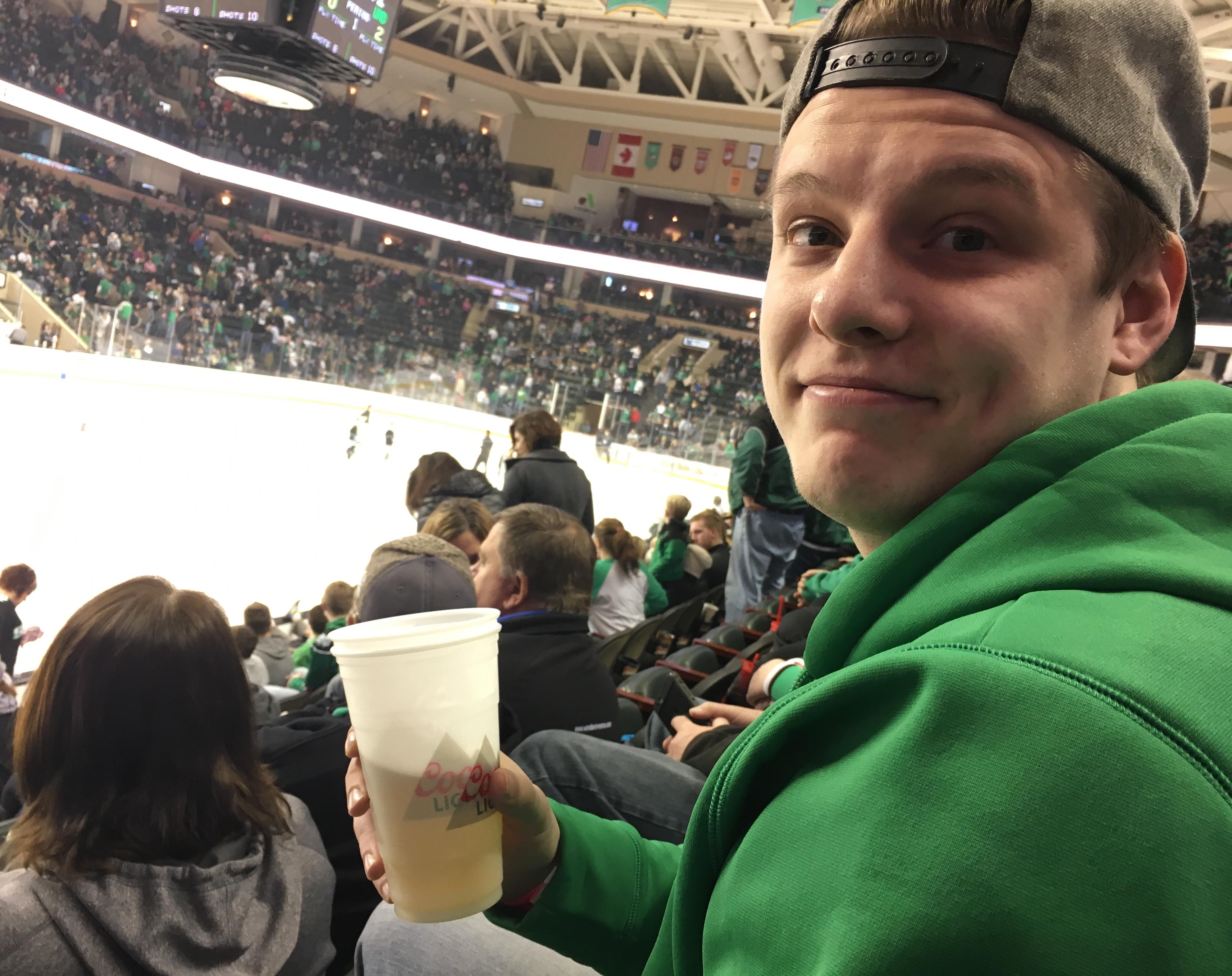 Sioux hockey game