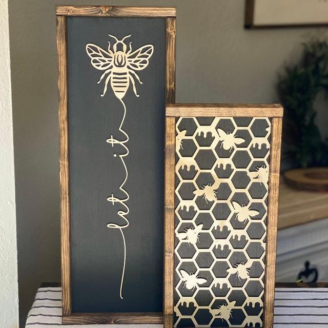 Layering Sign Set | Bee Decor | Bee Wall...