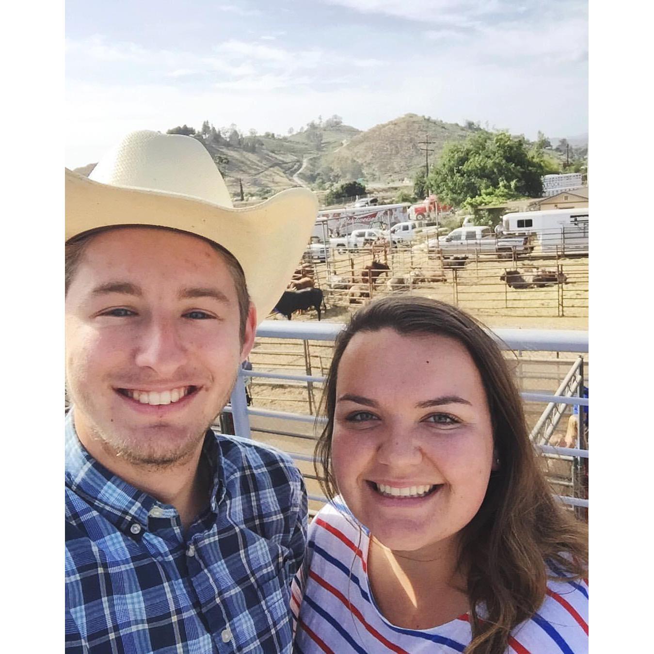 We both have always had a love for rodeo!