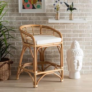 Maverick Modern Bohemian Upholstered Counter Stool