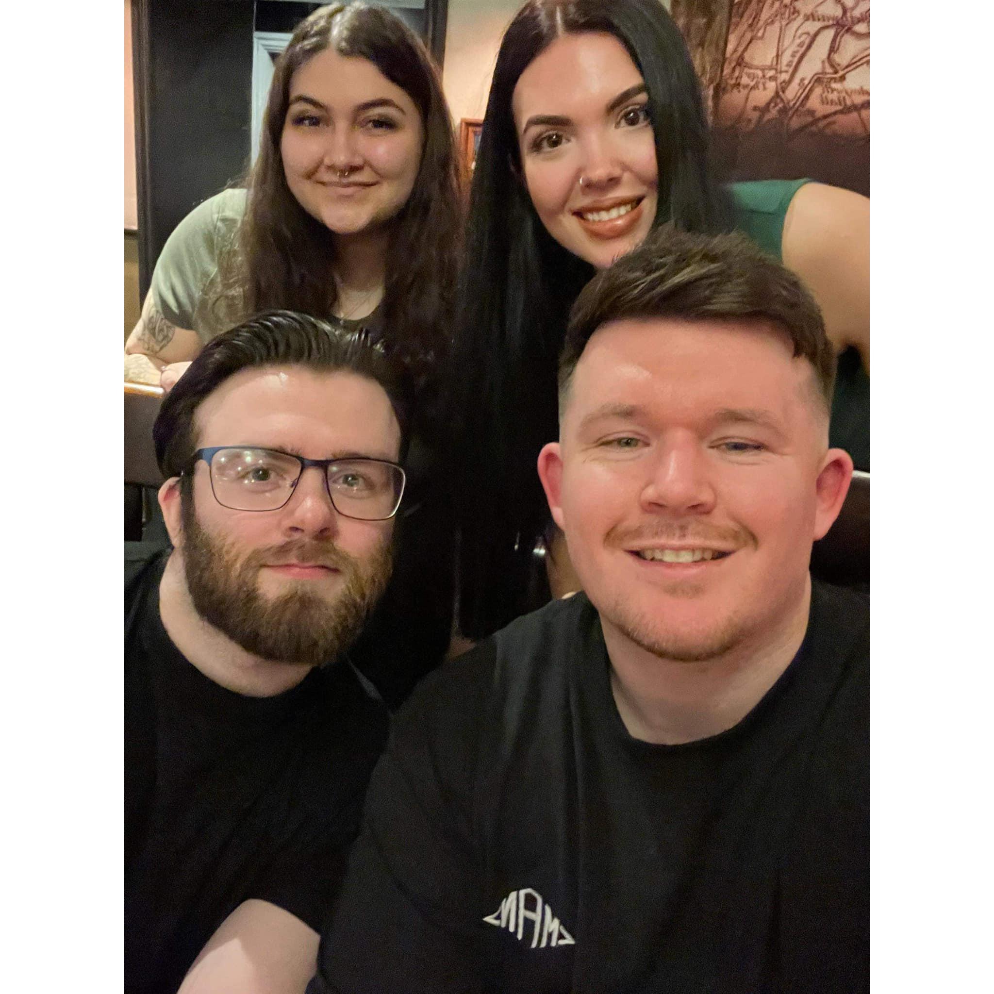 The day Hel got to meet her bridesmaid Natasha in person for the very first time back in 2023!