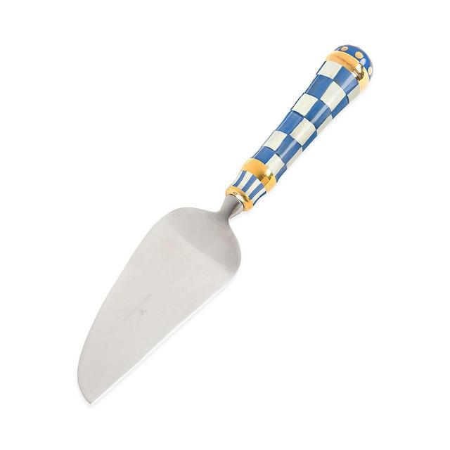 Mackenzie-Childs Royal Check Bent Pie Server