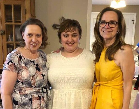 Melissa with her mom and Jordan’s.