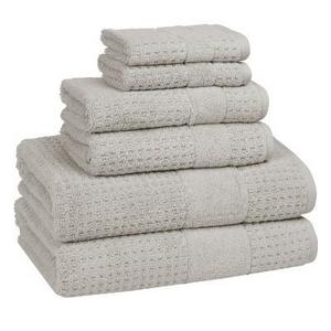 Hammam Set of 6 Towels Dolphin Gray- Kassatex