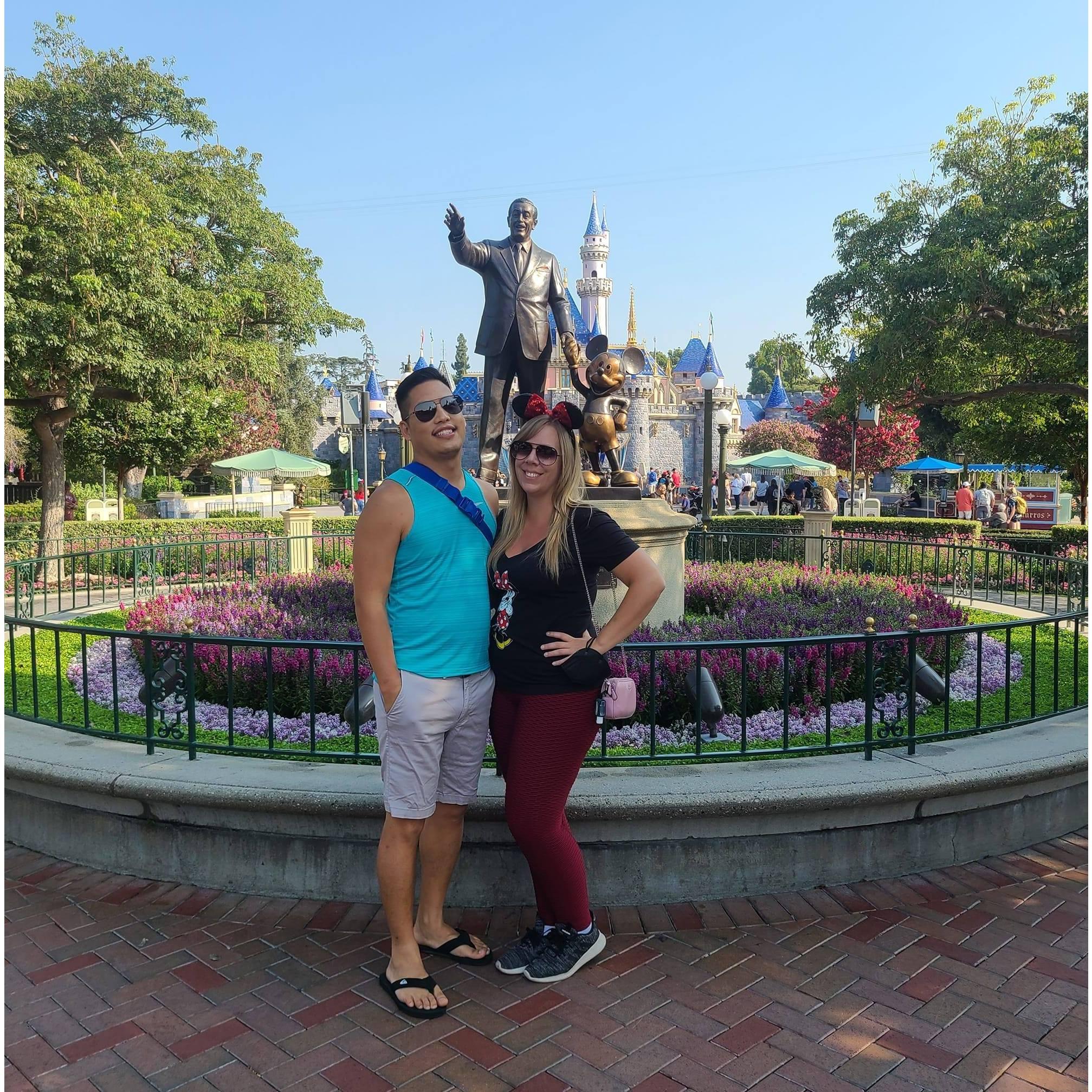 First time to Disneyland together