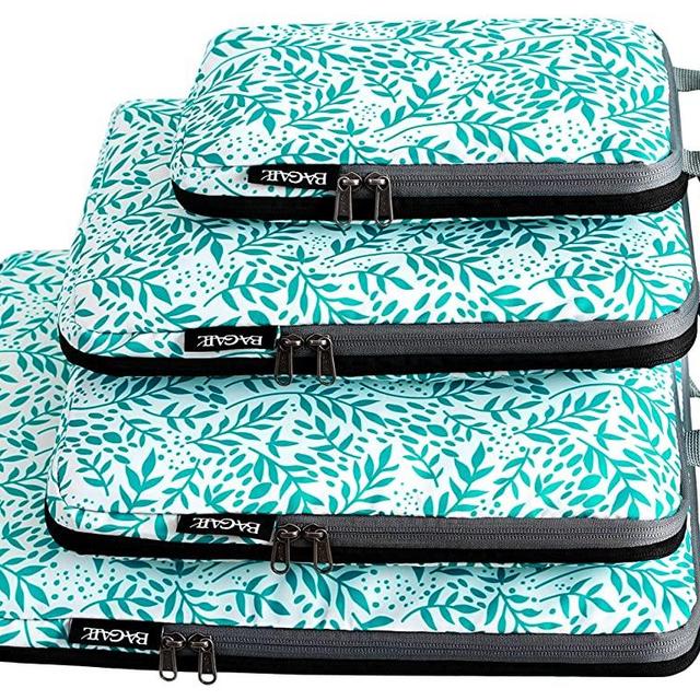 BAGAIL 4 Set/5 Set/6 Set Compression Packing Cubes Travel Expandable Packing Organizers