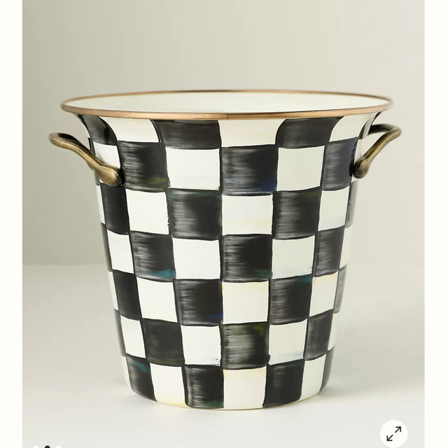 MacKenzie-Childs Check Wine Cooler - Courtly Check, One Size