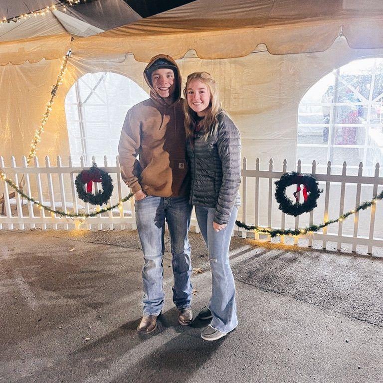 Our first photo together!