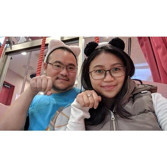When in Japan, do as the Japanese do. Ken and Adilla grew some animal ears and tried to blend in.