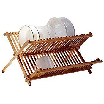 Bamboo dish rack