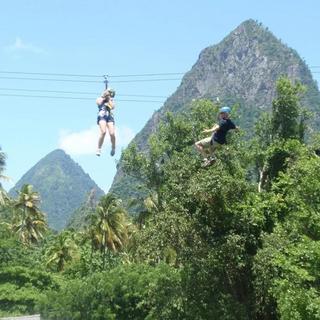 Soufriere Sail & Zip Tour for 2 - Gros Islet, Saint Lucia