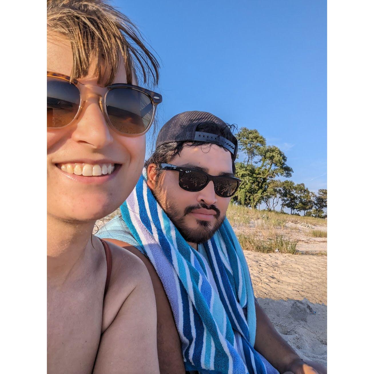 Relaxing at the Beach