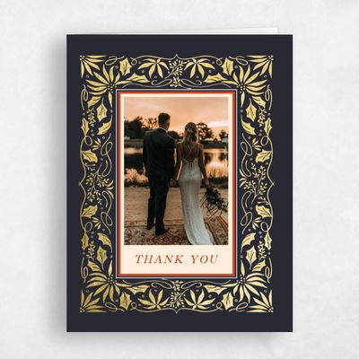 Multi-Colored Wedding Thank You - Onyx Photo Foil