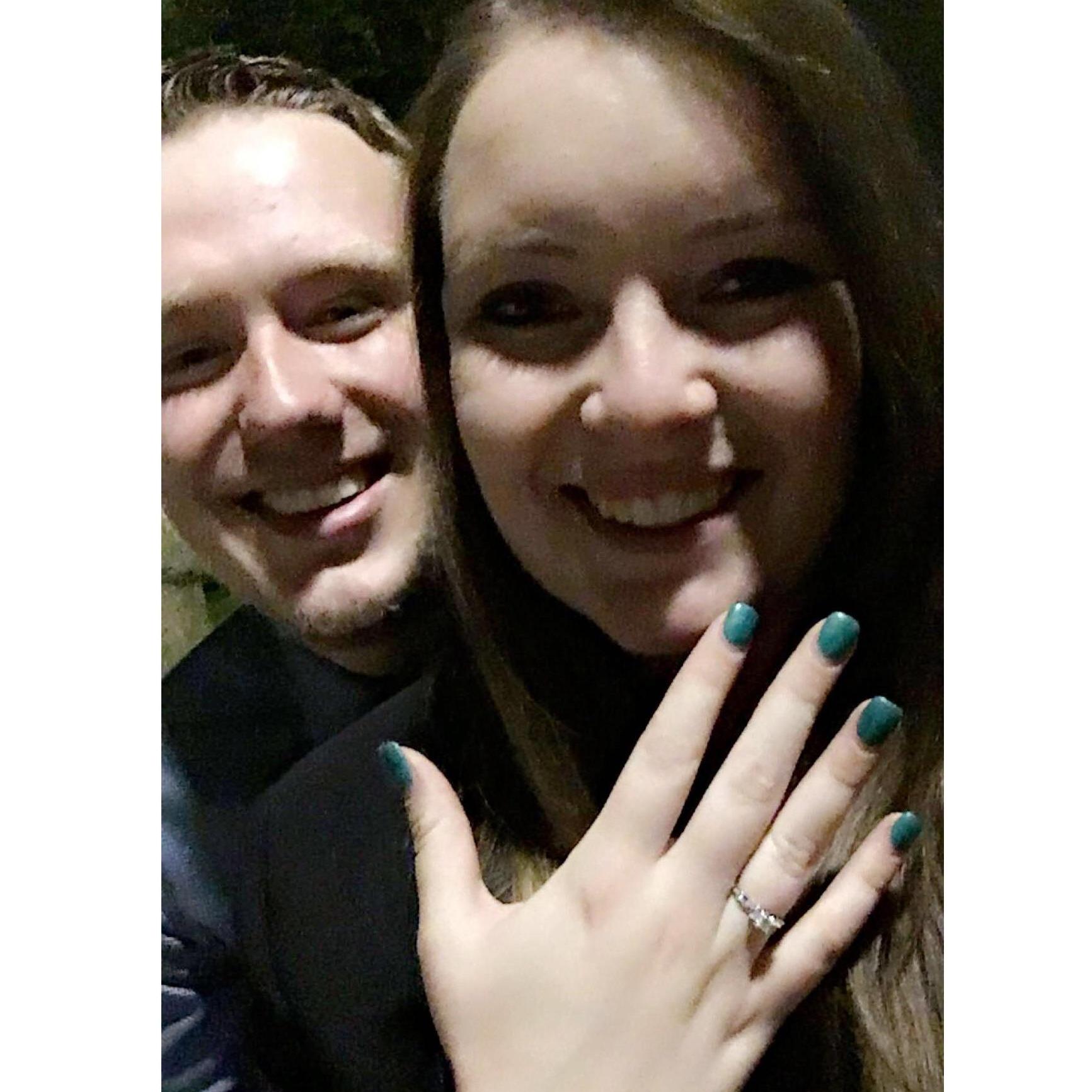 Moments after I said "YES!"