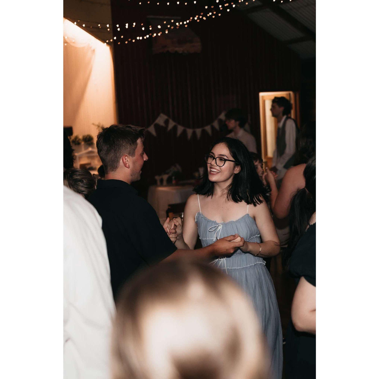 Our first wedding together