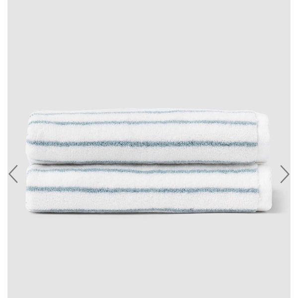 Luxe Bath Towels - Brook Stripe