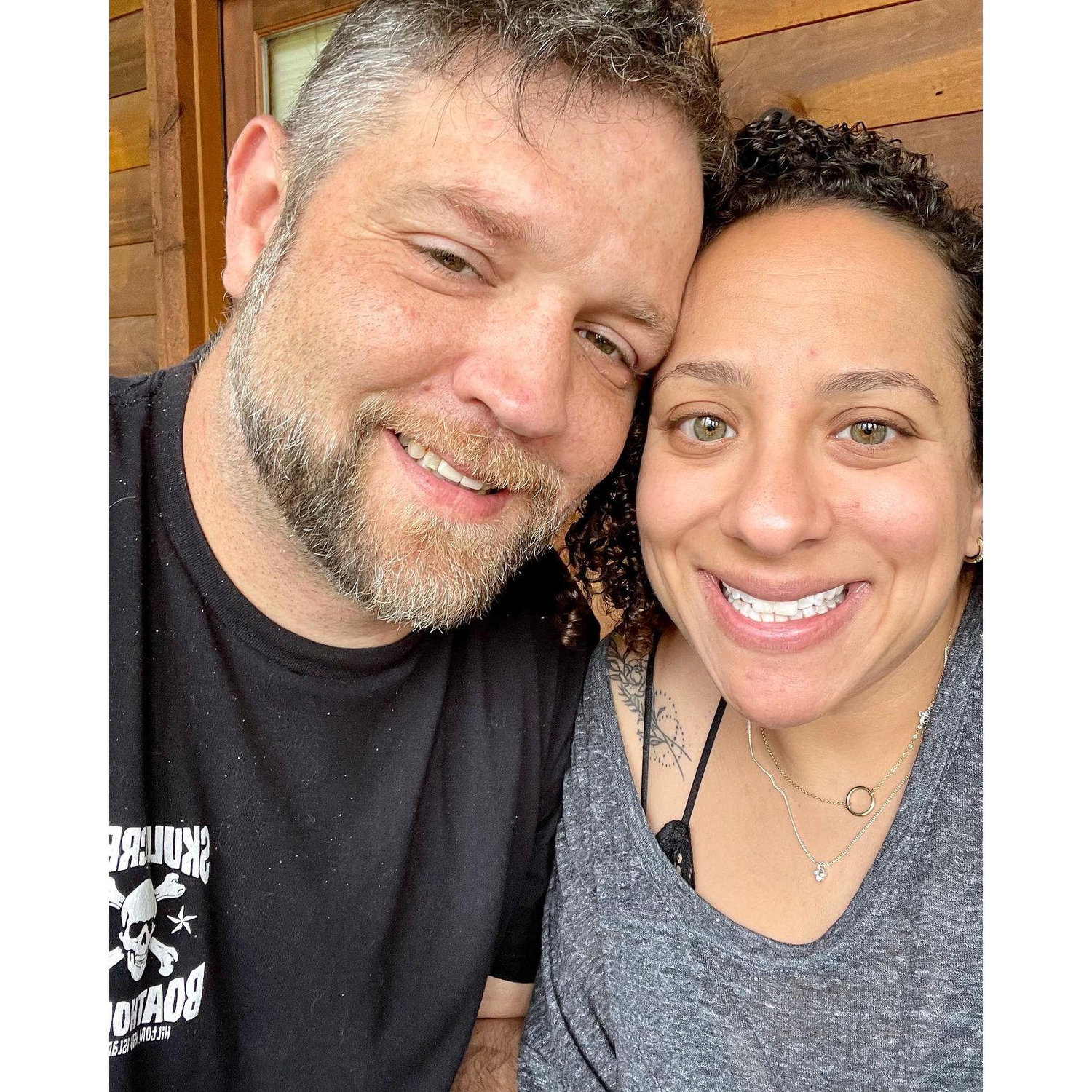 September 2021 - Our first trip together to Gatlinburg, TN. It was peaceful and we had so much fun. Matt taught me how to fish and I caught my first one.