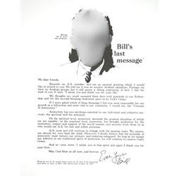 A.A.W.S. Online Store - Bill's Last Message