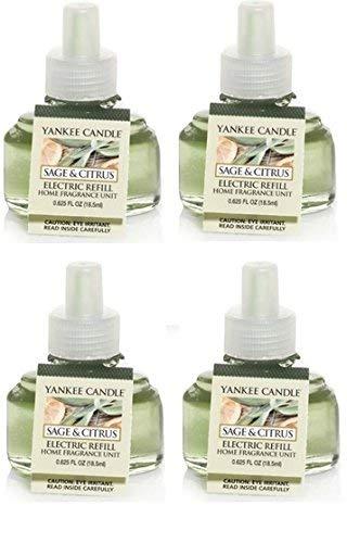 Yankee Candle Sage and Citrus ScentPlug Refill 4-Pack
