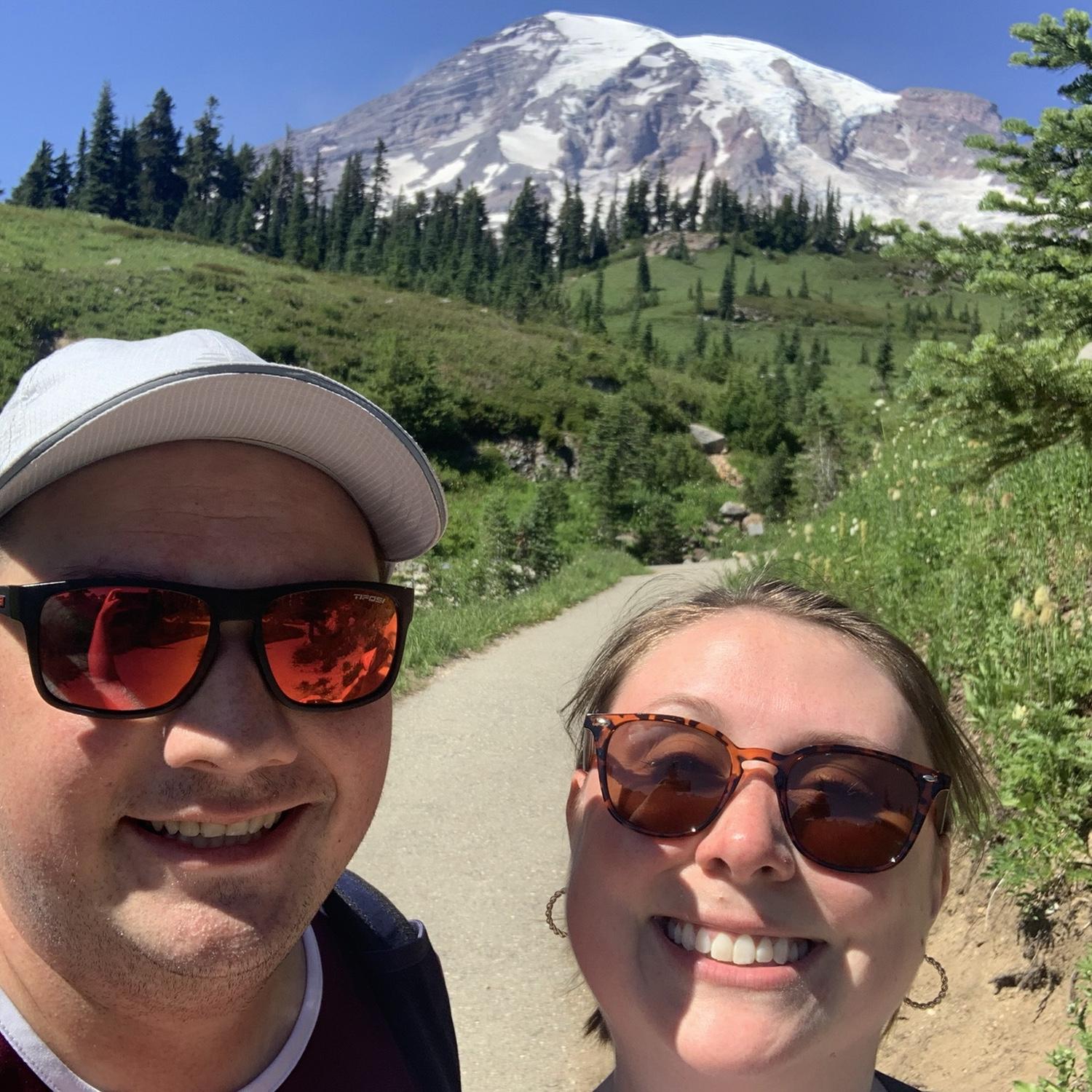 Hiking around Mount Rainier
