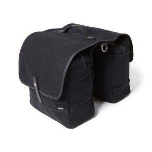 Bike Bag / Bike Pannier / Bicycle Bag / Panniers / Black Canvas Double Panniers / Pannier Bag / Bike Bag