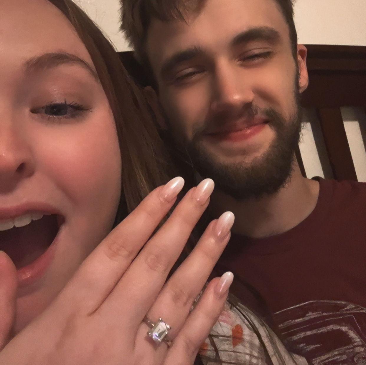 When we got engaged at our Dollywood trip!
