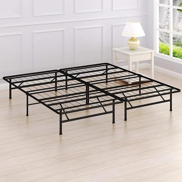 Simple Houseware 14-Inch King Size Mattress Foundation Platform Bed Frame, King