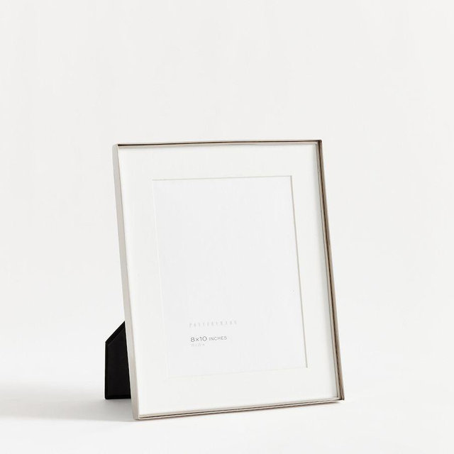 Stowe Modern Metal Frame, 11x13 Frame (8x10 Opening) - Silver