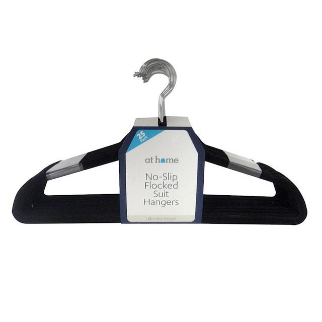 Velvet Black 25-Piece Suit Hanger