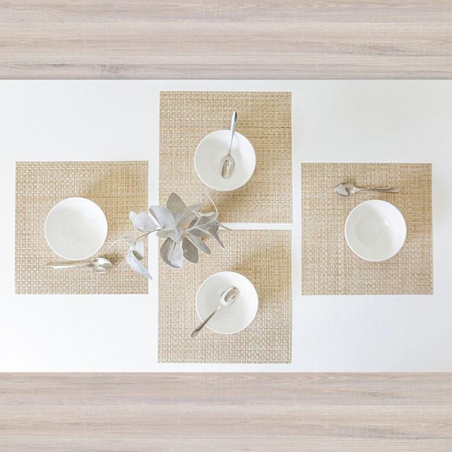 Bistro 14-Inch Square Placemats in Natural (Set of 4)